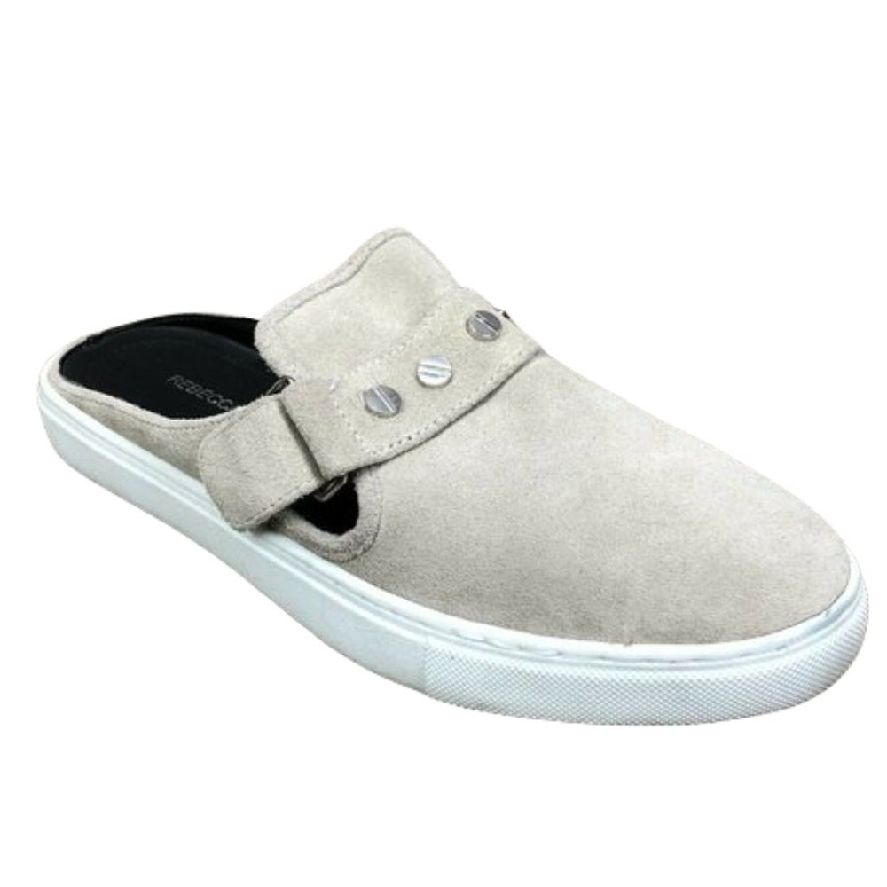 Rebecca Minkoff Beige Slip On Mule Sneakers Womens